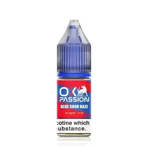 10x Blue Sour Razz OXVA Ox Passion Nic Salt 10ML E-Liquid