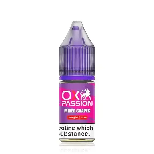 10x Mixed Grapes OXVA Ox Passion Nic Salt 10ML E-Liquid