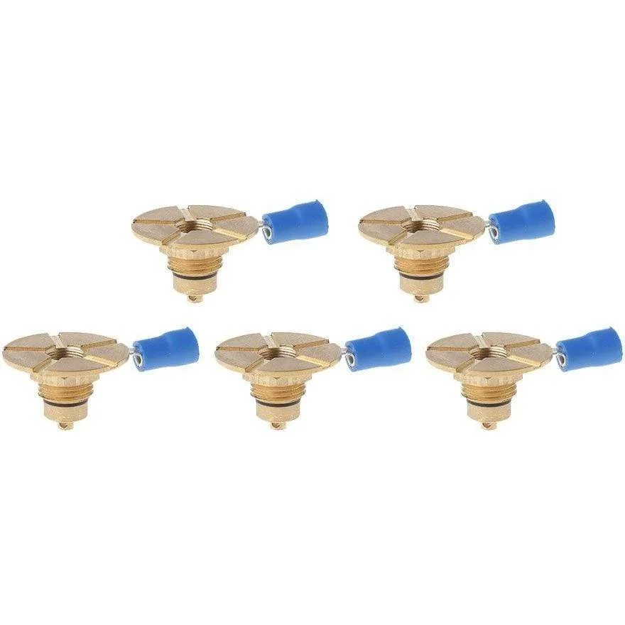 510 Brass Connector w/ Solder Ring Terminal 22mm Blue - Image 2