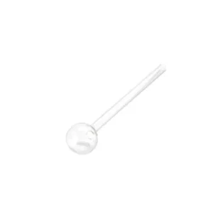 6″ Flat Bubble Glass Pipe