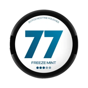 77 Freeze Mint Nicotine Pouches – 10mg (5 Pack)