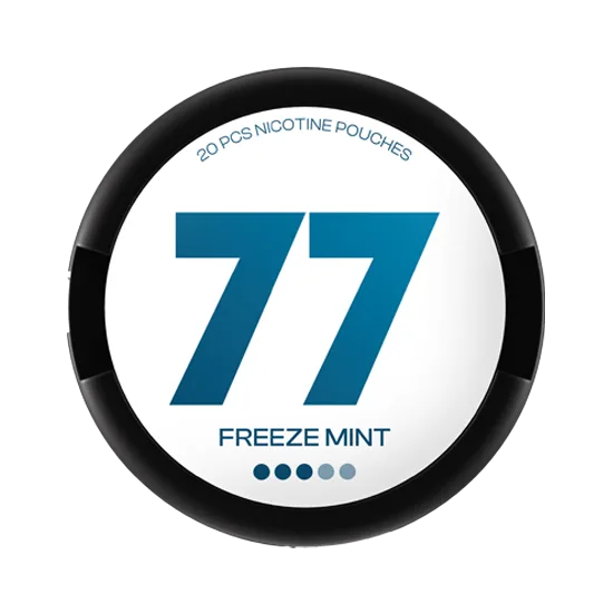 77 Freeze Mint Nicotine Pouches – 10mg (5 Pack)