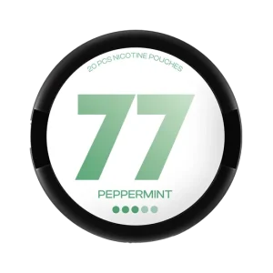 77 Peppermint Nicotine Pouches – 10mg (5 Pack)