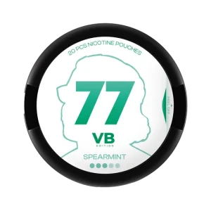 77 Spearmint Nicotine Pouches – 5.2mg (5 Pack)