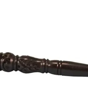 8" Dark Nostalgia Carved Wood Smoking Pipe