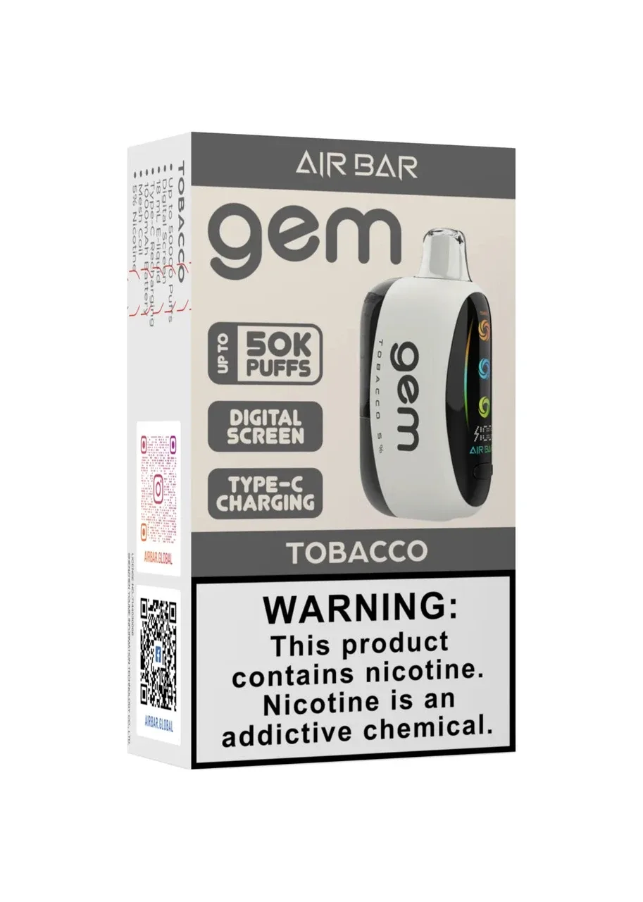 Air Bar Gem 50K: Tobacco