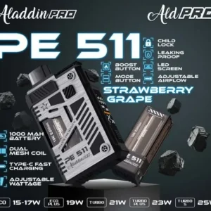ALADDIN PRO PE511 18K 18000PUFF FULL SET WITH STARTER KIT