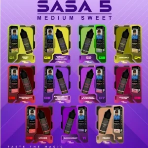 Aladdin Pro PE511 SASA 5 FLAVOR 18K 18000 Puffs DSP Pod Fullset and Cartridge (Copy)
