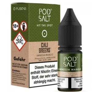 Amnesia Mango Nic Salt E-liquid by Pod Salt & Cali Greens