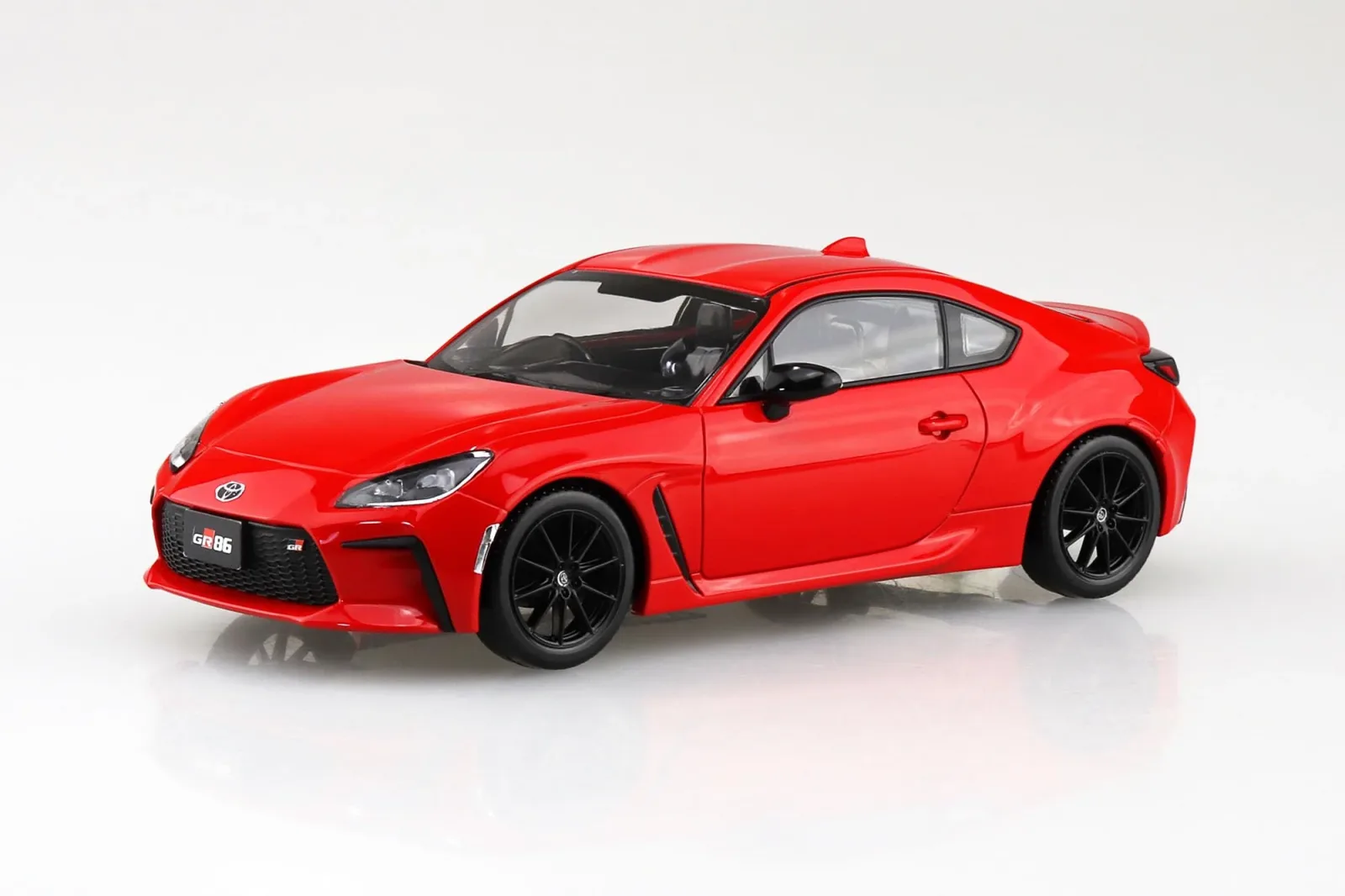 Aoshima 1/32 Toyota Gr86 2021 Snap Kit Spark Red Model Car - Image 2