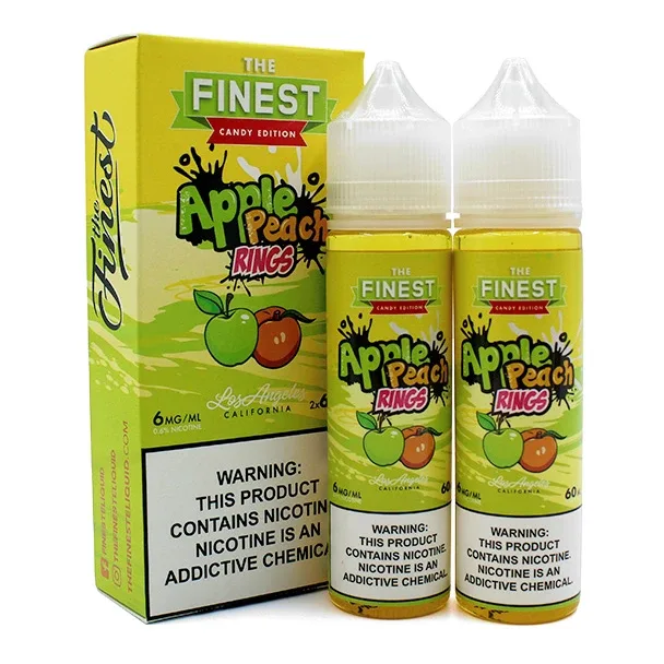 Apple Peach Rings - 6mg - The Finest - 120mL