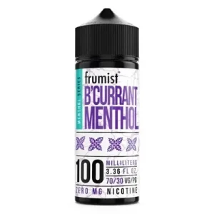 B CURRANT MENTHOL (MENTHOL SERIES) 100ML E LIQUID FRUMIST PGVG 30/70