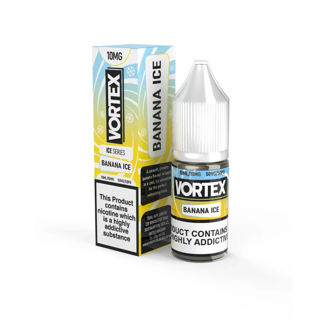 Banana ice Nic Salt by Vortex Bar Series - Image 2
