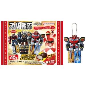 Bandai Super Sentai DX Robo Charm Choco Boru 10-Pack Collection