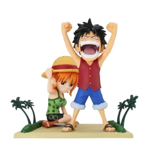 Banpresto One Piece Log Stories World Collectible Figure Luffy & Nami