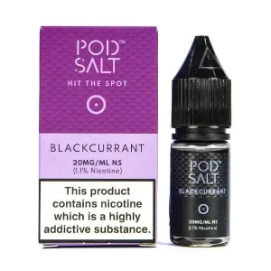BLACKCURRANT NIC SALT E-LIQUID BY POD SALT