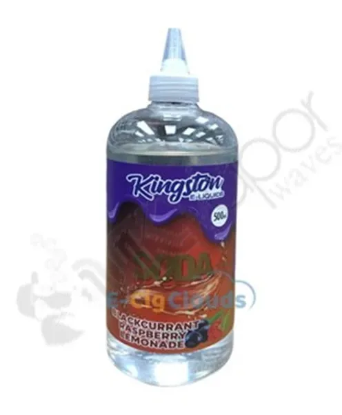 Blackcurrant Raspberry Lemonade Soda 500ml E-Liquid by Kingston