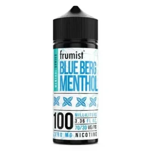 BLUE BERG MENTHOL 100ML E LIQUID FRUMIST PGVG 30/70