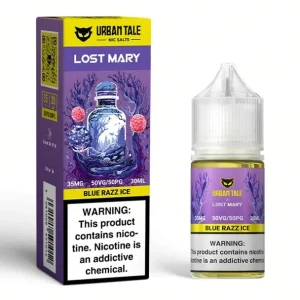 Blue Razz Ice - 35mg - Urban Tale X Lost Mary - 30mL