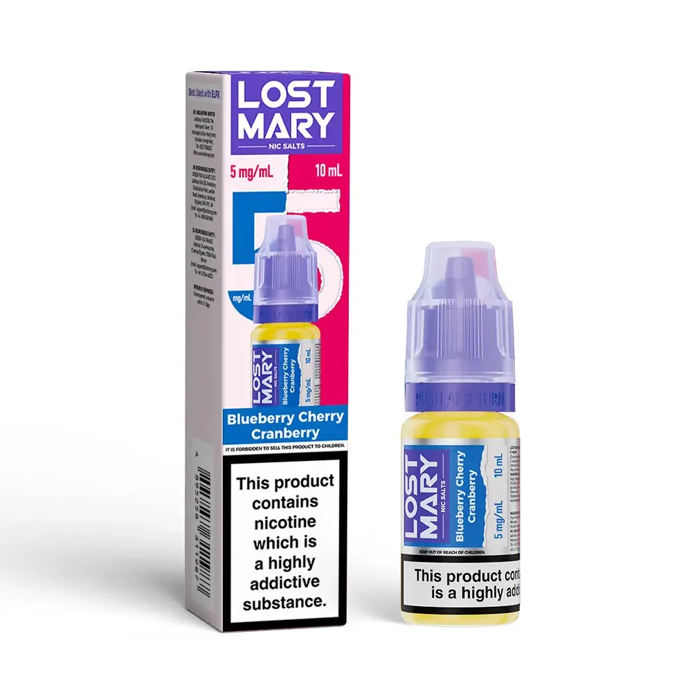 Blueberry Cherry Cranberry Nic Salt by Lost Mary