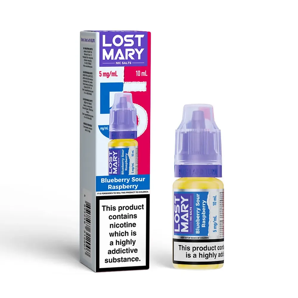 Blueberry Sour Raspberry Nic Salt by Lost Mary