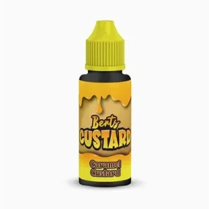 CARAMEL CUSTARD 100ML E LIQUID BERTS CUSTARD BY KINGSTON PGVG 30/70