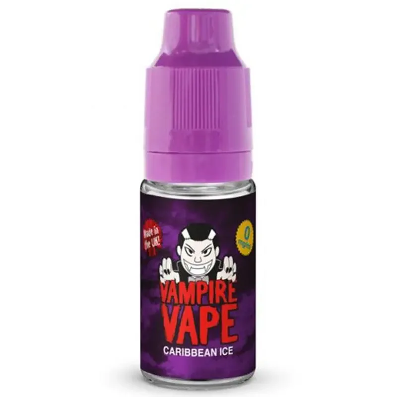 Caribbean Ice Freebase Vape Juice 10ml | Vampire Vape - Image 2