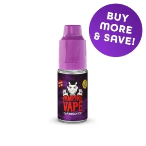 Caribbean Ice Freebase Vape Juice 10ml | Vampire Vape