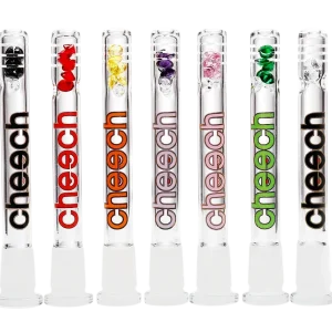 Cheech Glass 4.5″ Diamond Gems 14mm Downstem