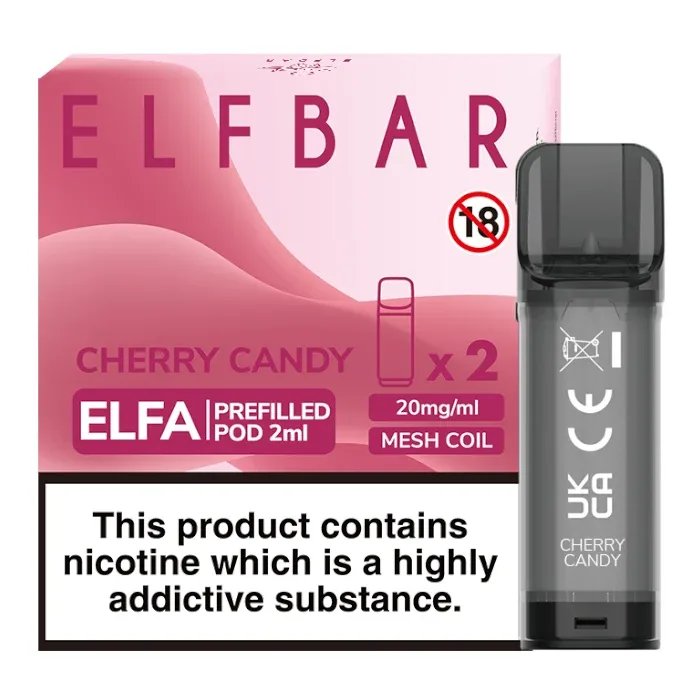 CHERRY CANDY ELF BAR ELFA PREFILLED POD