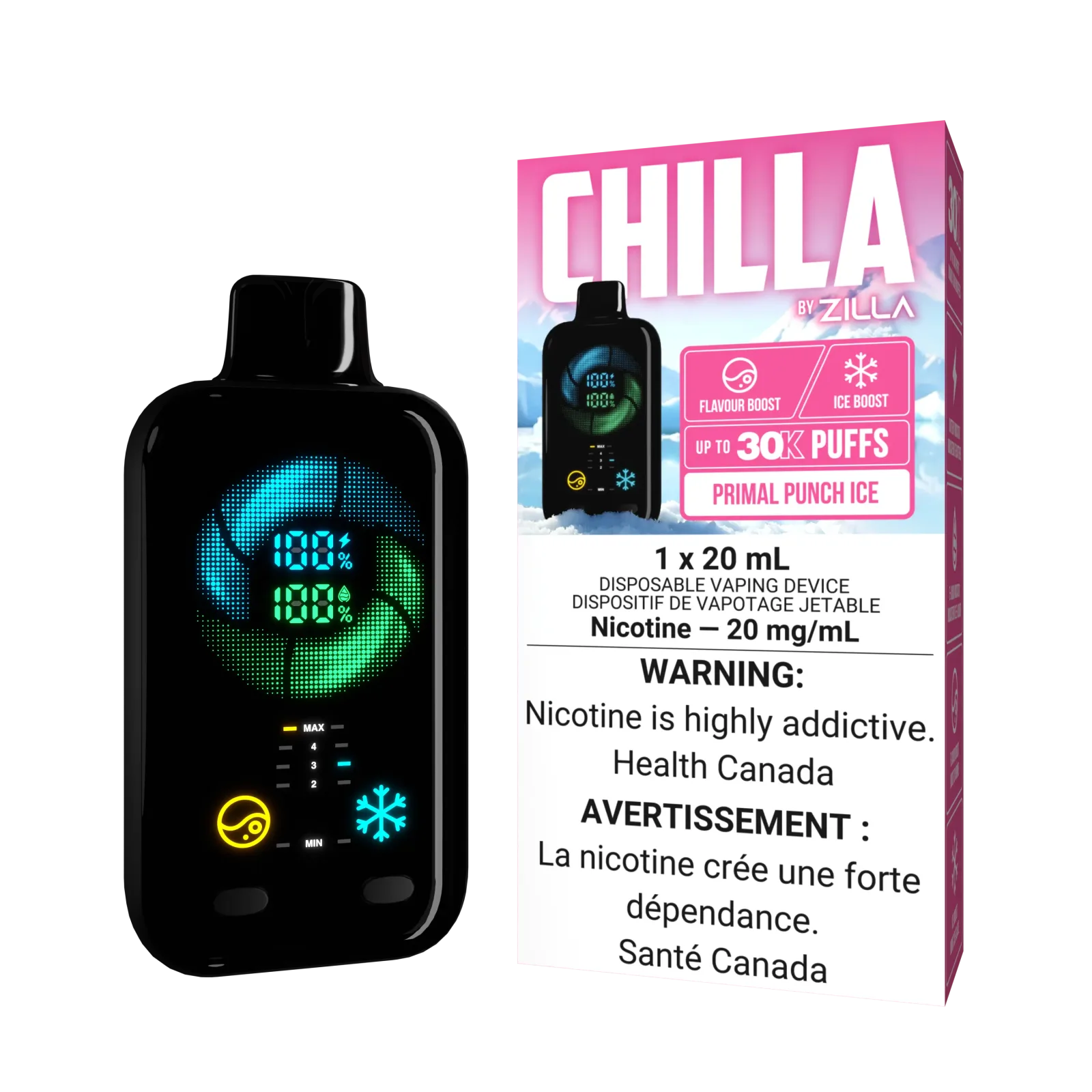 Chilla by Zilla - Primal Punch Ice | Vape Cloud Canada