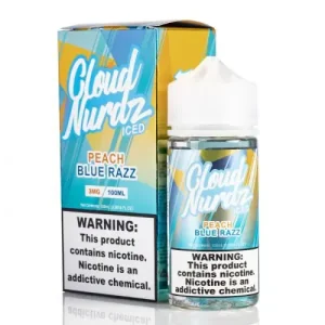 CHILLED Peach Blue Razz Cloud Nurdz 100mL
