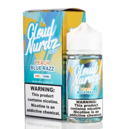 CHILLED Peach Blue Razz Cloud Nurdz 100mL