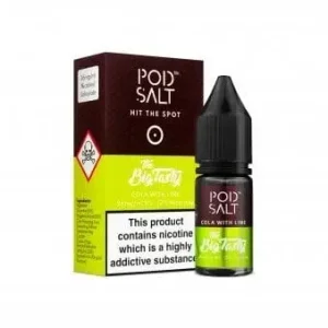 COLA WITH LIME NIC SALT E-LIQUID BY POD SALT & THE BIG TASTY