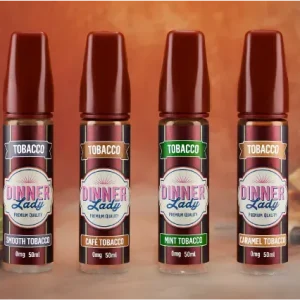 Dinner Lady Tobacco Series E-Liquid – Premium Smooth Tobacco Vape Juice