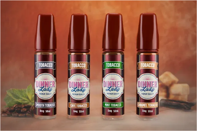 Dinner Lady Tobacco Series E-Liquid – Premium Smooth Tobacco Vape Juice