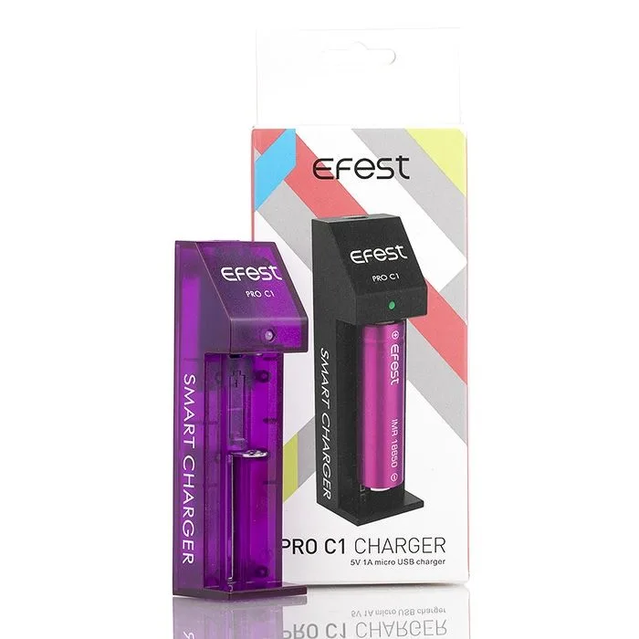 Efest PRO C1 1-Bay Smart Battery Charger