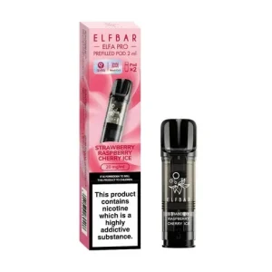 Elf Bar ELFA Pro Strawberry Raspberry Cherry Ice Prefilled Pods