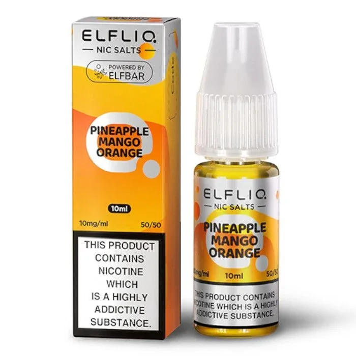 ELFBAR ElfLiq Nic Salts - Pineapple Mango Orange - 10ml