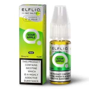 ELFBAR ElfLiq Nic Salts - Sour Apple 10ml