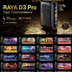 ELFBAR RAYA D3 PRO Disposable Vape – 30,000 Puffs, Rechargeable