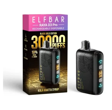 ELFBAR RAYA D3 PRO Disposable Vape – 30,000 Puffs, Rechargeable - Image 2