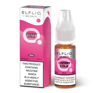 ELFLIQ ELF BAR Cherry Cola 10ml Nic Salts E-liquids -£15.89