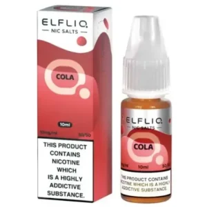ELFLIQ ELF BAR Cola 10ml Nic Salts E-liquids – £15.89