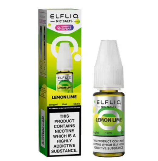 ELFLIQ ELF BAR Lemon Lime 10ml Nic Salts E-liquids -£15.89