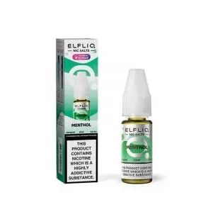ELFLIQ ELF BAR Menthol 10ml Nic Salts E-liquids -£15.89