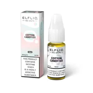 ELFLIQ ELF BAR P&B Cloudd (Cotton Candy Ice) 10ml Nic Salts E-liquids -£15.89