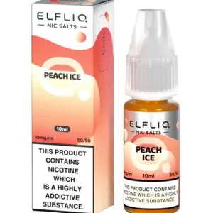 ELFLIQ ELF BAR Peach Ice 10ml Nic Salts E-liquids -£15.89