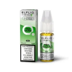 ELFLIQ ELF BAR Pina Colada 10ml Nic Salts E-liquids -£15.89