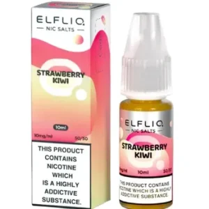 ELFLIQ ELF BAR Strawberry Kiwi 10ml Nic Salts E-liquids -£15.89